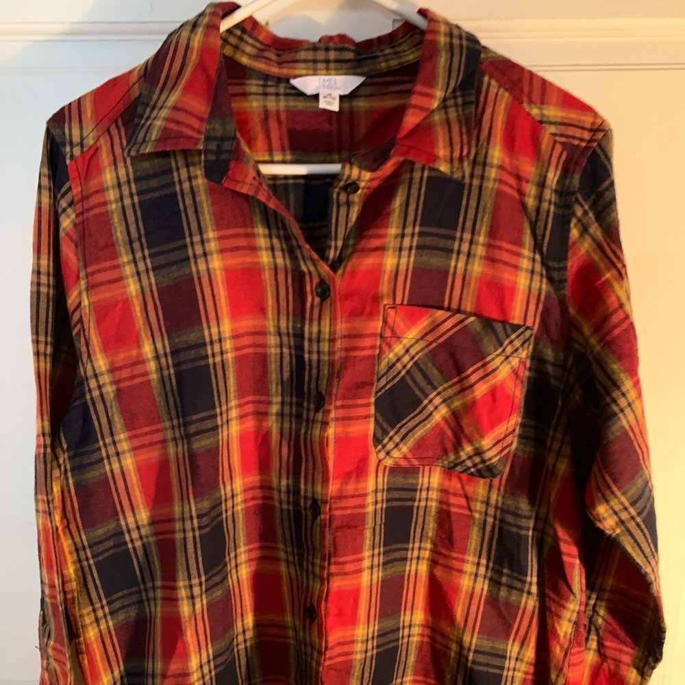 Flannel reds browns